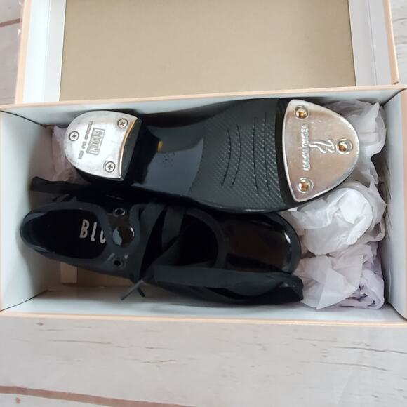 Bloch Childrens Annie Tyette Tap Shoes Patent Black Size 8.5 Little Kid - Picture 14 of 15